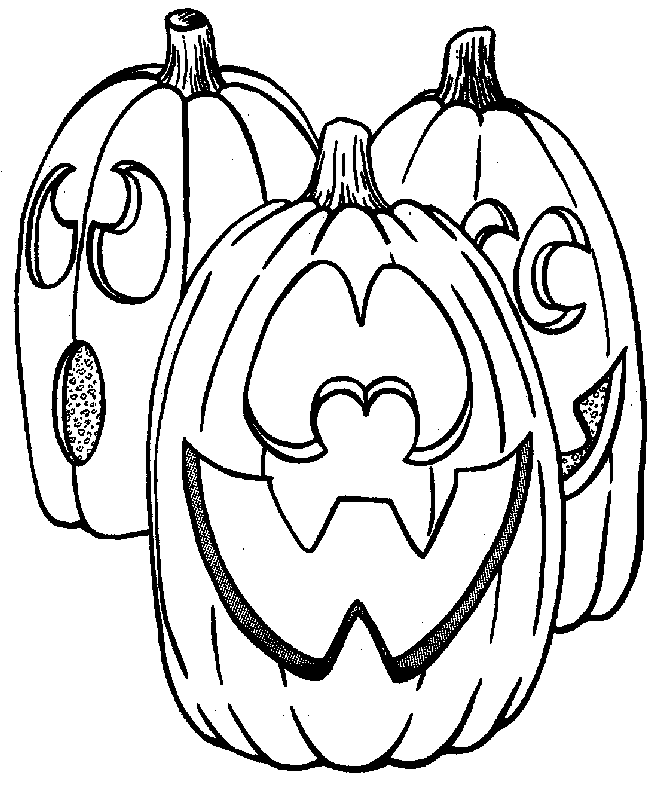 Free Halloween coloring pages: Pumpkin Coloring Pages