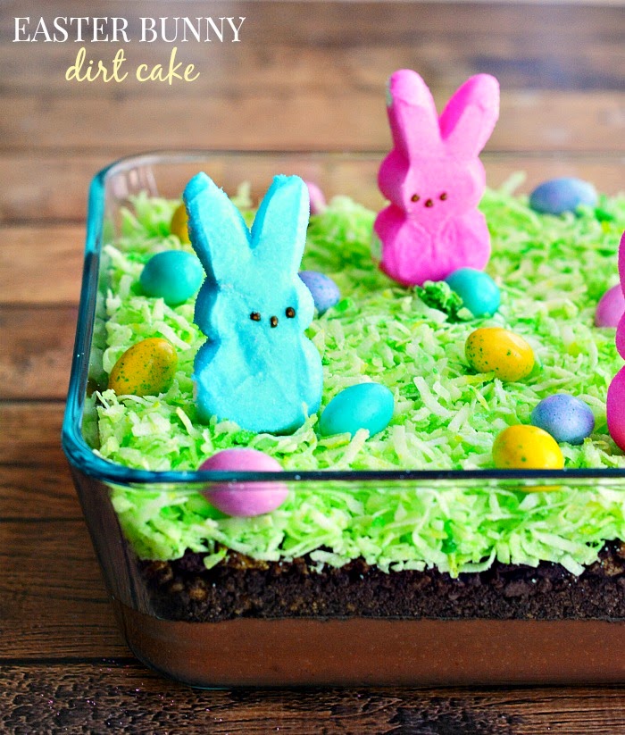 Sweet Treats Maniac Peeps Easter Bunny Dirt Cake Recipe This would