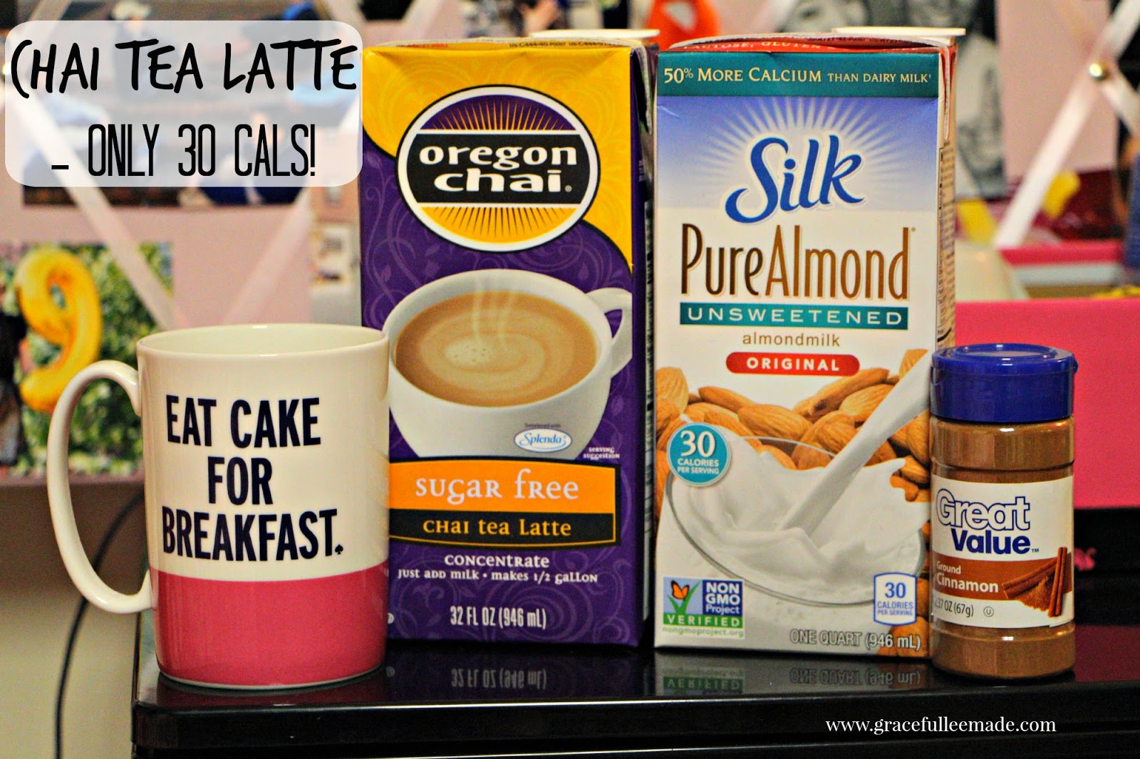 Chai Tea Latte ONLY 30 Calories Gracefullee Made