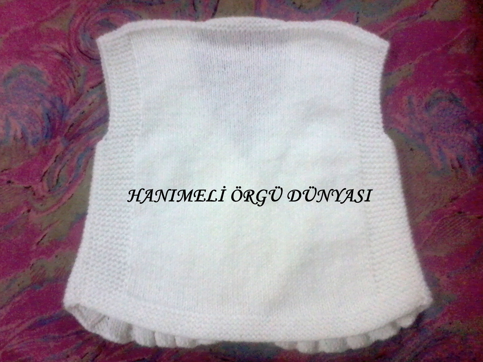 ANLATIMLI BEBEK YELEĞİ YAPILIŞI