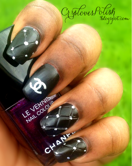 Crys Loves Polish: Quilted Chanel Inspired Nails