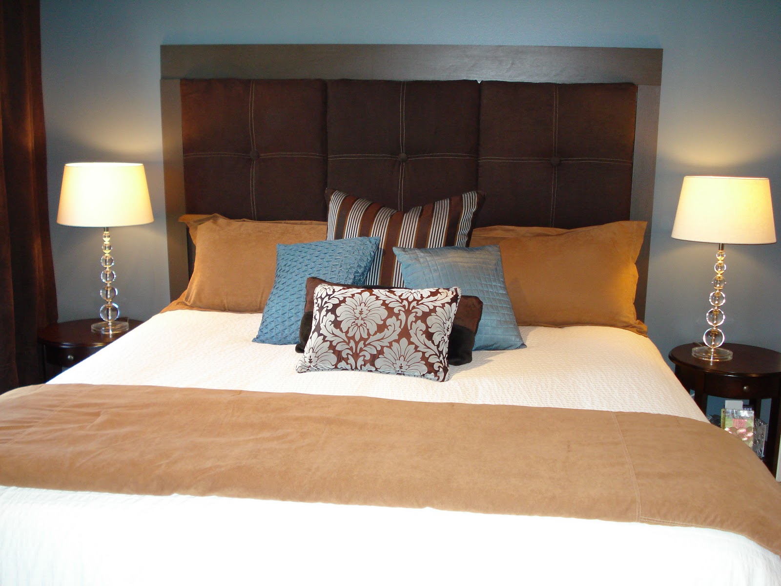 Rustchic Headboard Made From Euro Shams