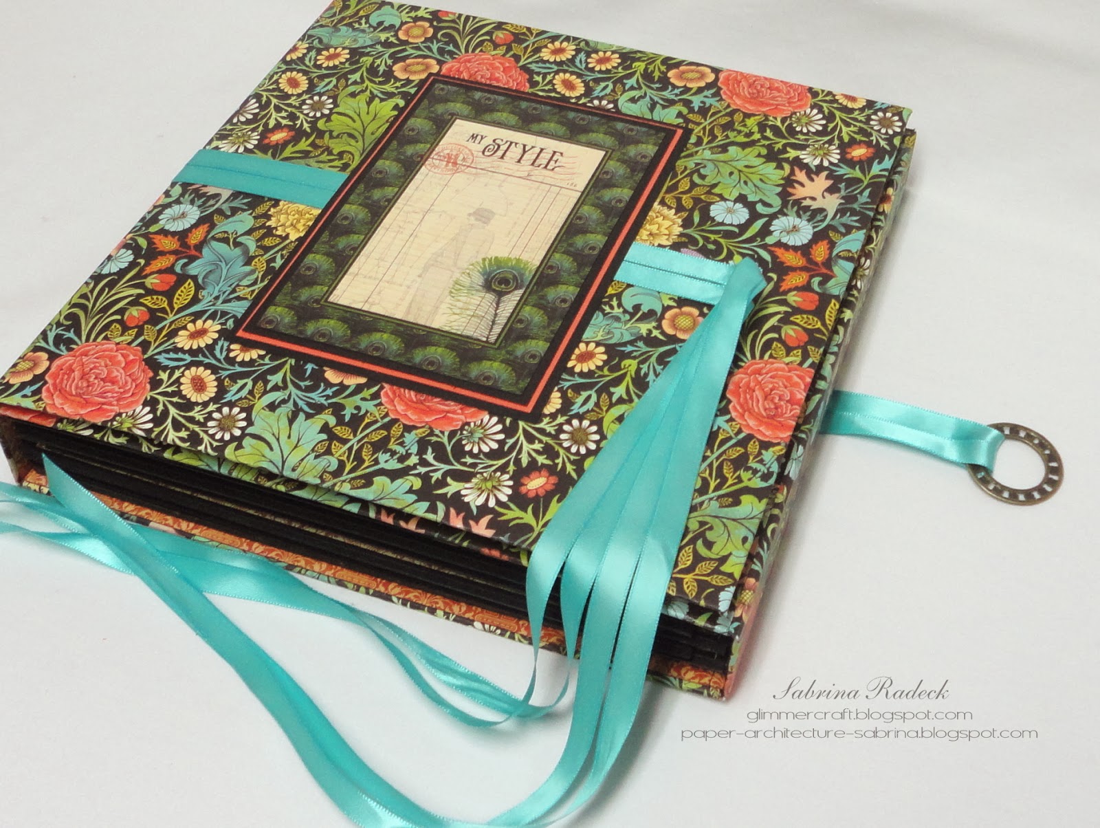 Couture TriFold Album Scrap Addicts Event Class Project Aspiring