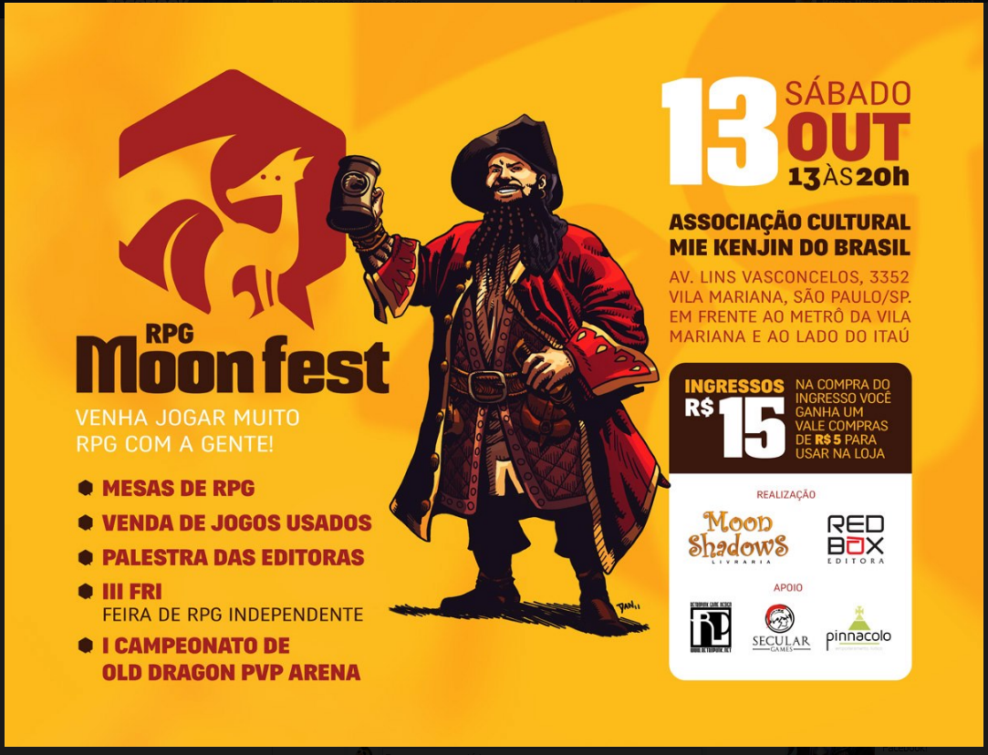 Evento de RPG acontece neste domingo em Salto