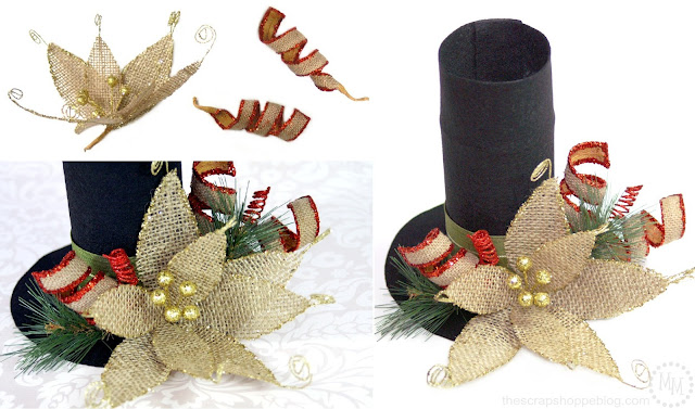 DIY Christmas Cake Stand - Snowman Hat Cake Stand
