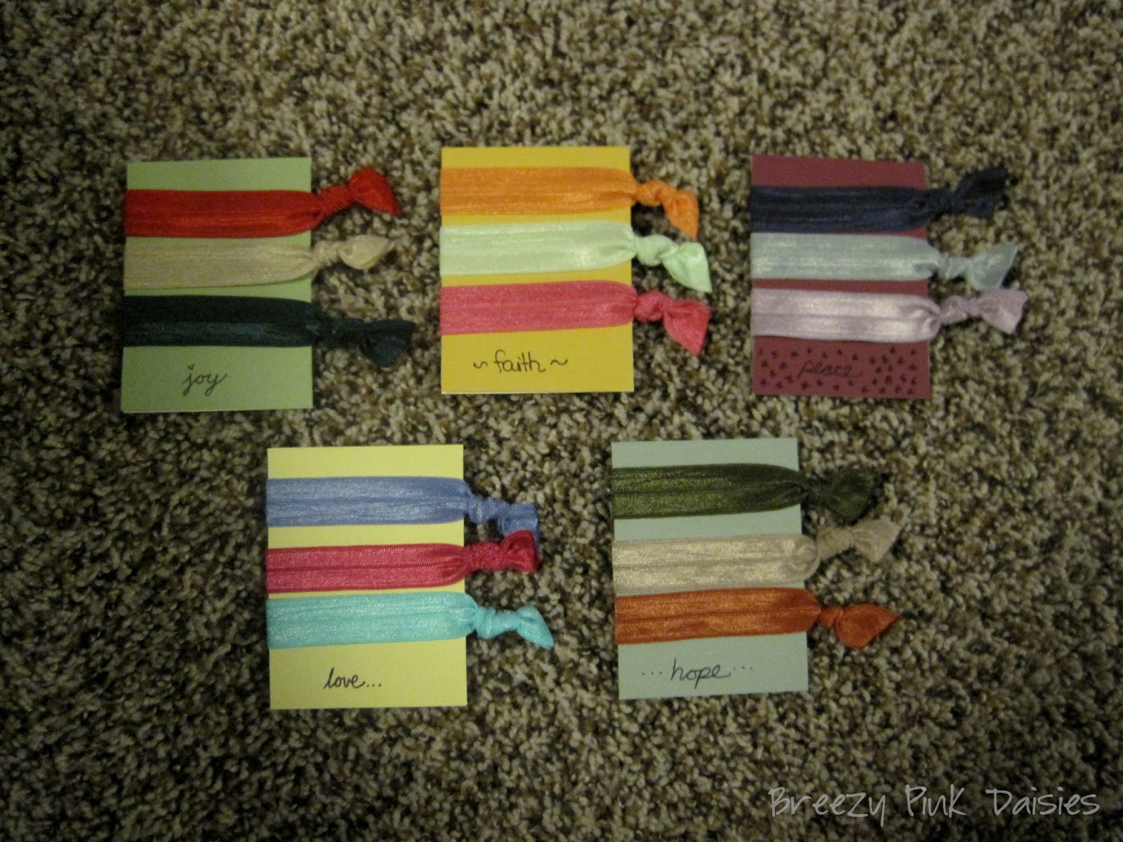 Breezy Pink Daisies Diy No Crease Foe Hair Ties