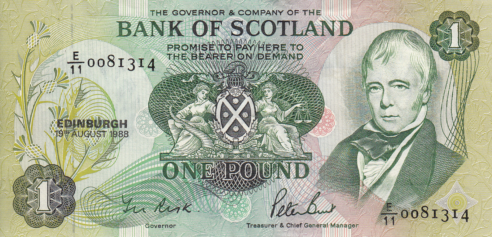 right of scottish banks to