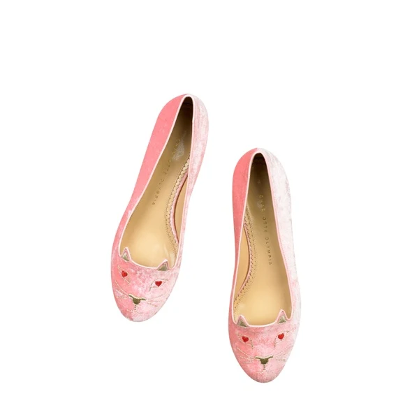 Lovestruck Kitty - Charlotte Olympia 'Kitty & Co' Cat Flats Collection