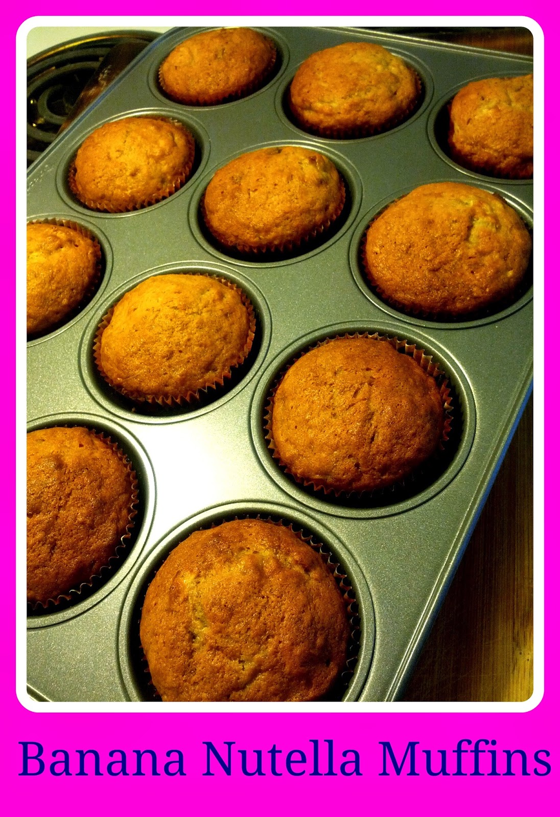 Life with Liese 15 min Banana Nutella Muffins!!!