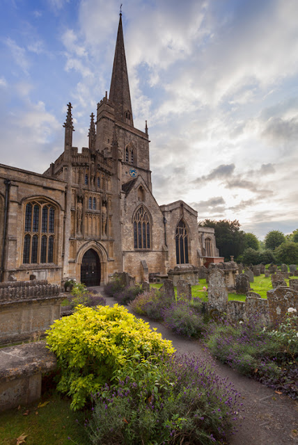 The beautiful wool church of St John's in Burford by by Martyn Ferry Photography