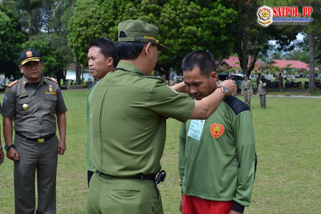 Pembukaan Pelatihan Linmas Kabupaten Lampung Barat