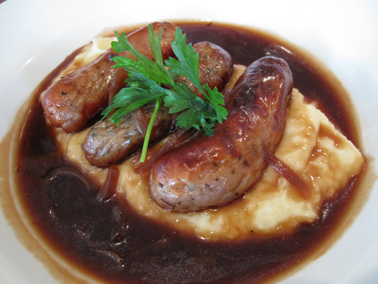 Hungry Jenny Friday Pie Day Bangers and Mash Pie