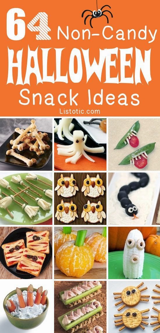 Helping Kids Grow Up: 64 Healthy Halloween Snack Ideas