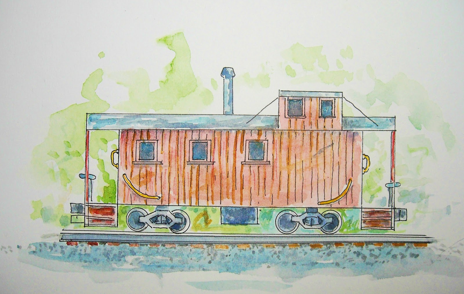 How to Draw Worksheets for The Young Artist How To Draw A Train Caboose, Worksheet and Lesson