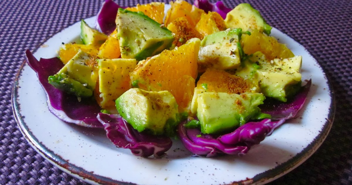 Orange & Avocado Salad with Freshly Ground Cumin