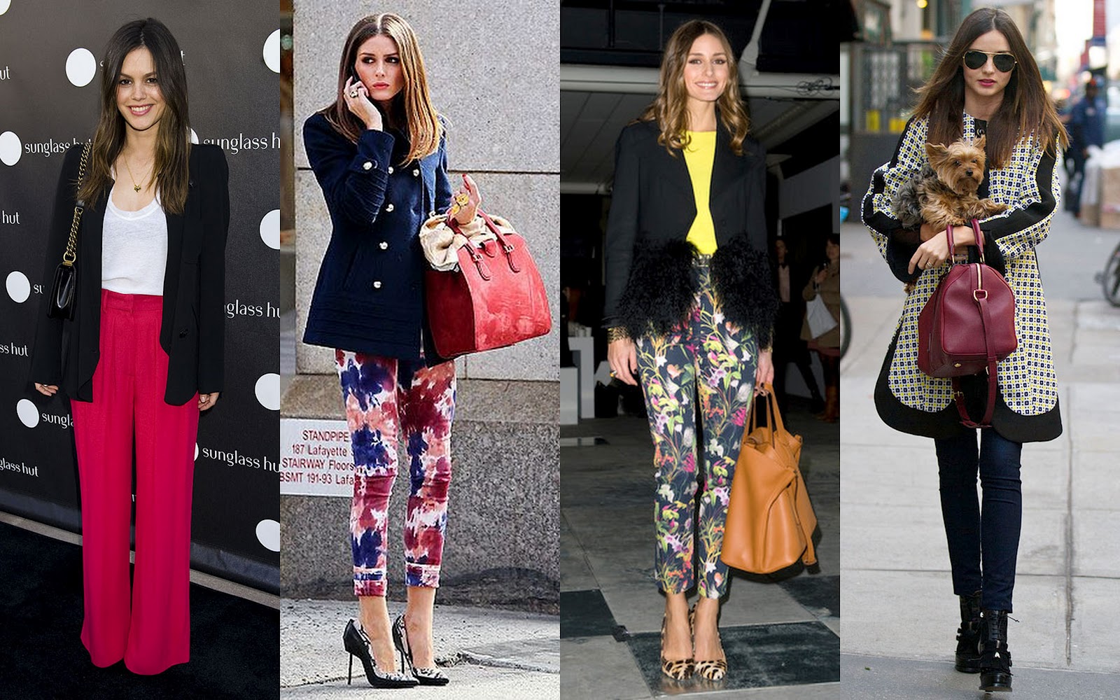 WHAT SHE WORE: Olivia Palermo in Paris with tan ONE by Meli Melo Thela bag