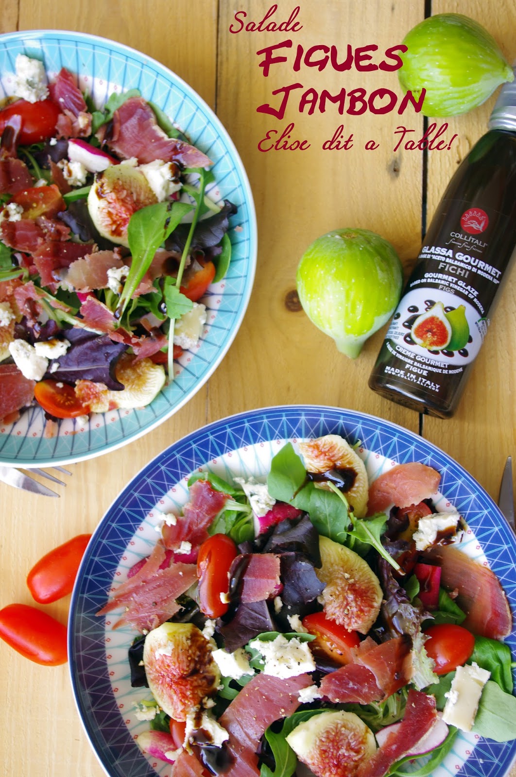 recette Salade de jambon et figues