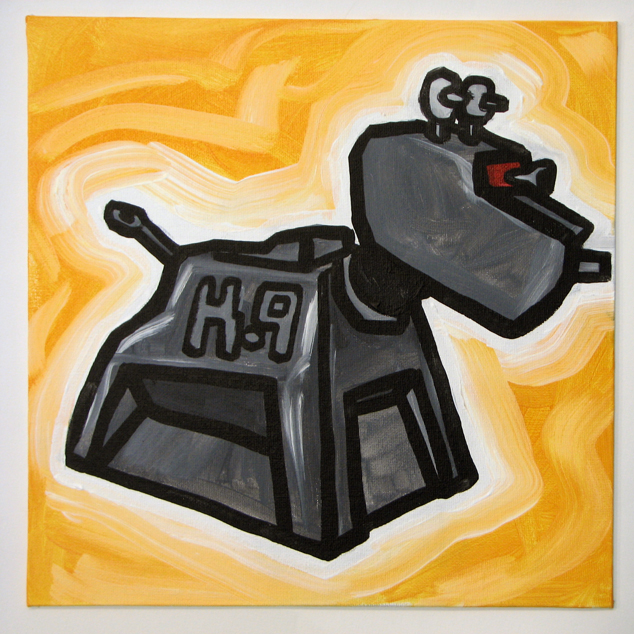 photo Ali Spagnola Art building k9 from dr who