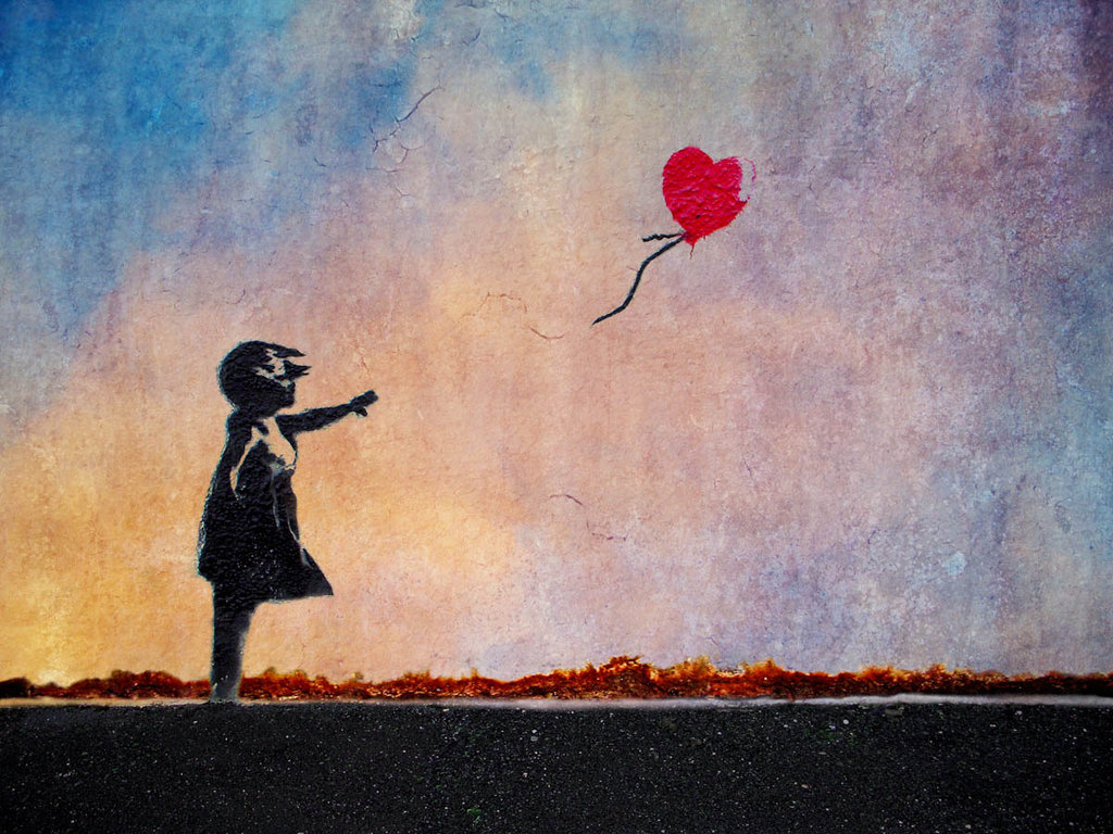 Banksy Hope Girl