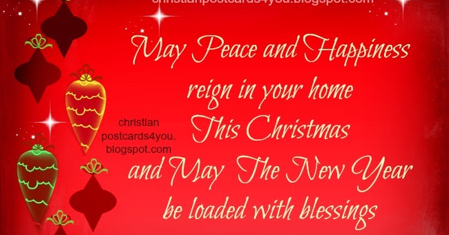 Christian Quotes Christmas and New Year Card | Christian Cards for You