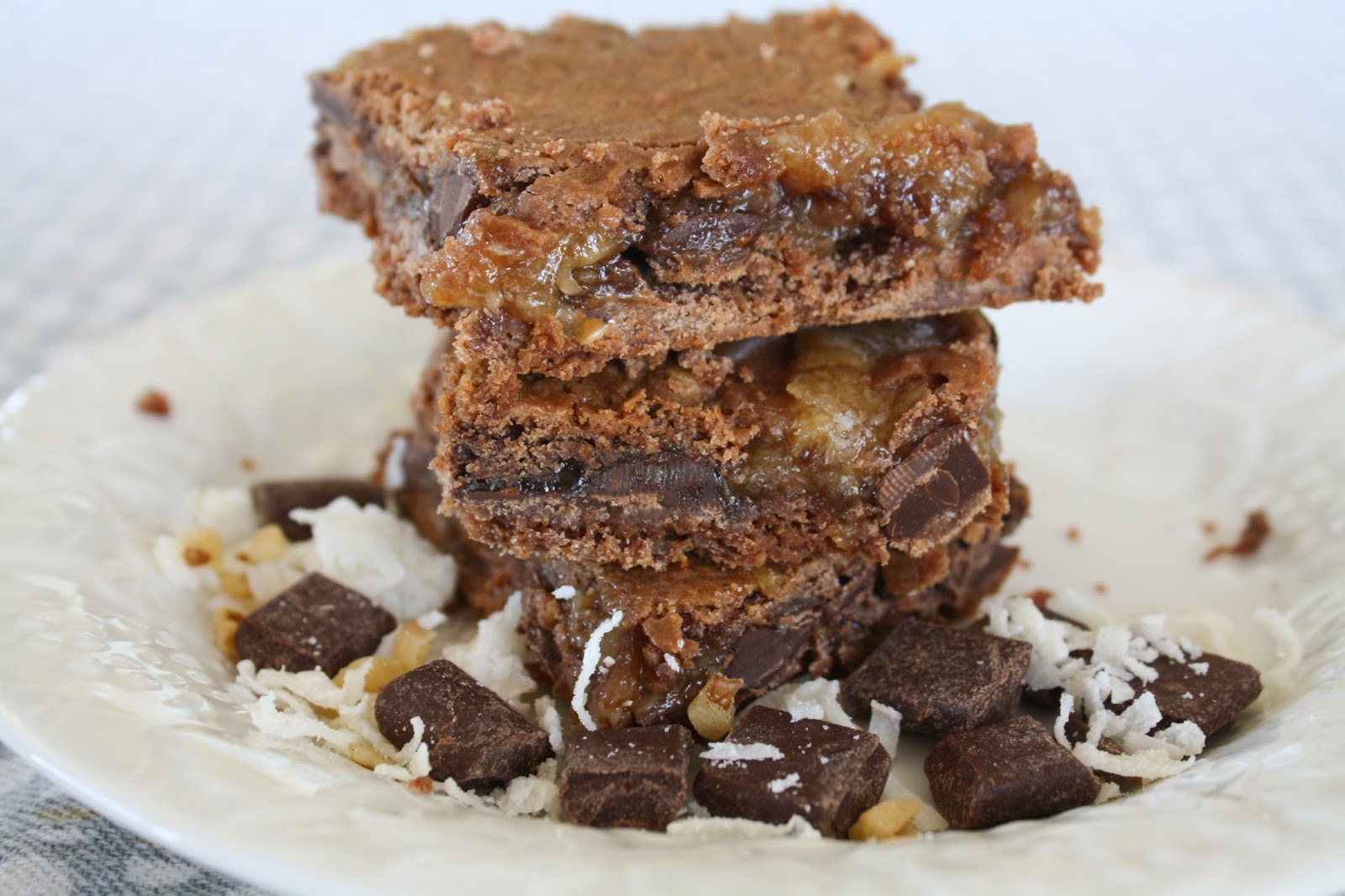 RACHAEL'S FAVORITE RECIPES German Chocolate Bars (Repost)
