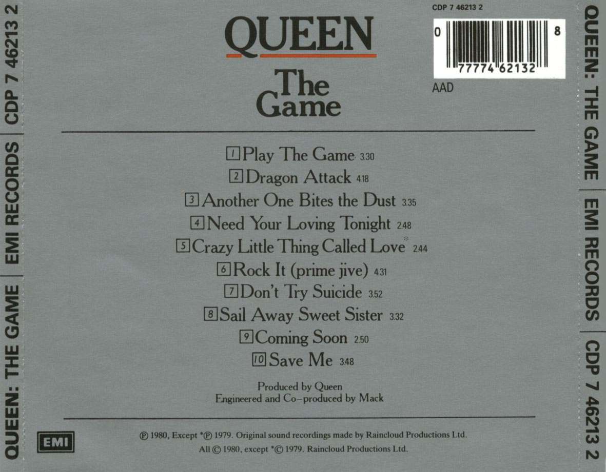 Classic Rock Covers Queen The Game