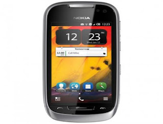 Contemporary Nokia 701 front view