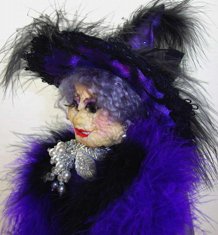 apple head witch doll