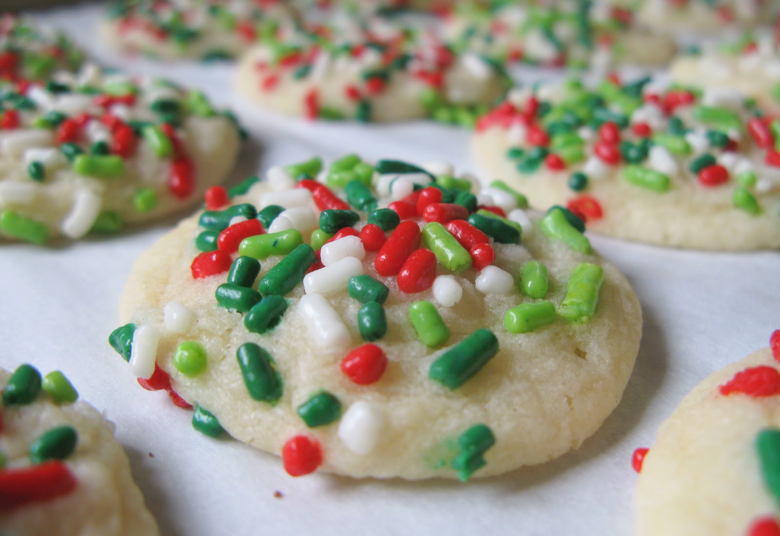 The BakeOff Flunkie Drop Sugar Cookies with Sprinkles