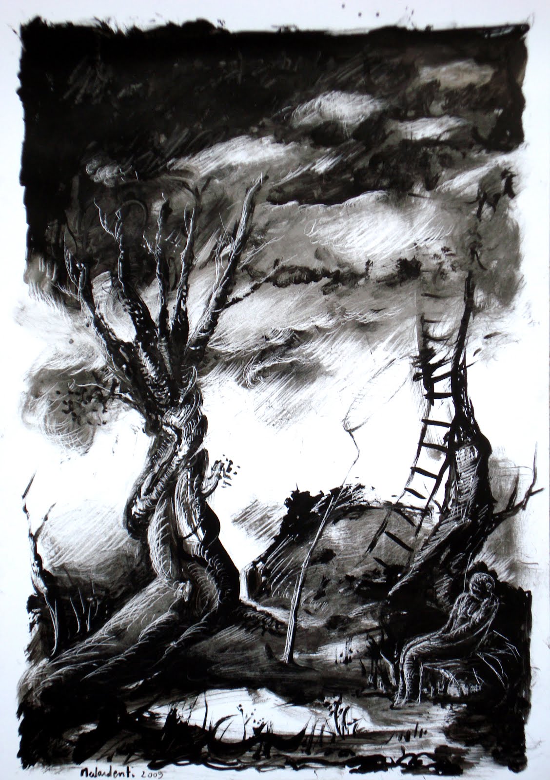Encre sur papier