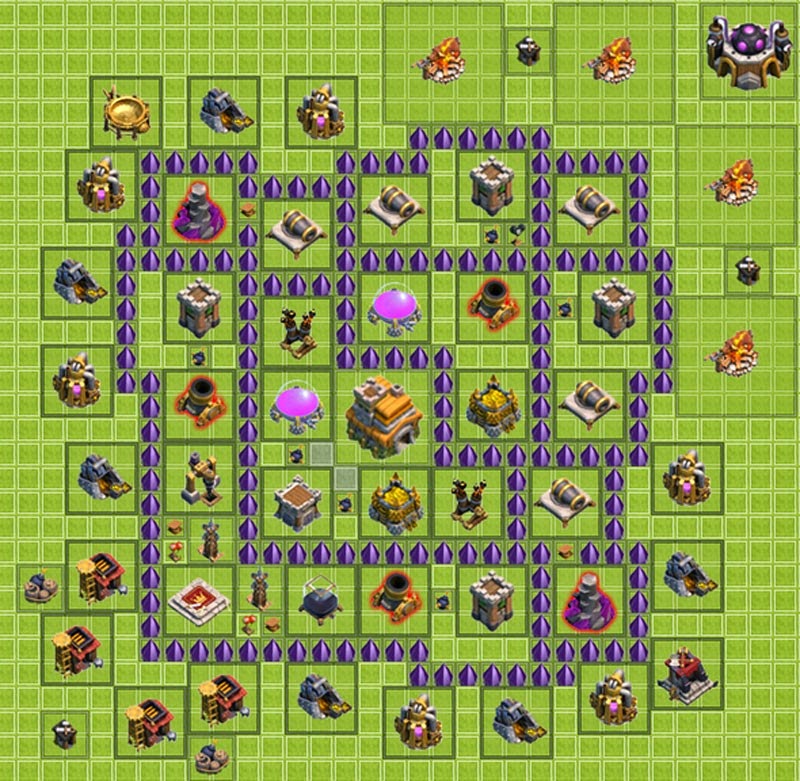 Best Base TH 7 Clash of Clans ( Base TH 7 ) chord and lyric