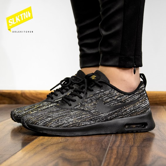 nike air thea black gold
