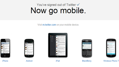 Did you notice the logout