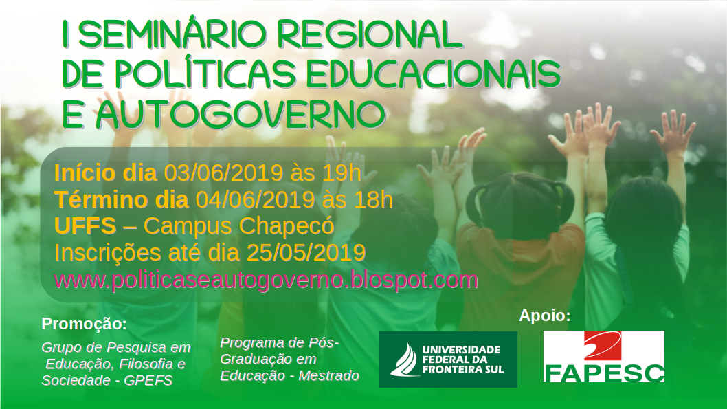 I Seminário Regional de Políticas Educacionais e Autogoverno