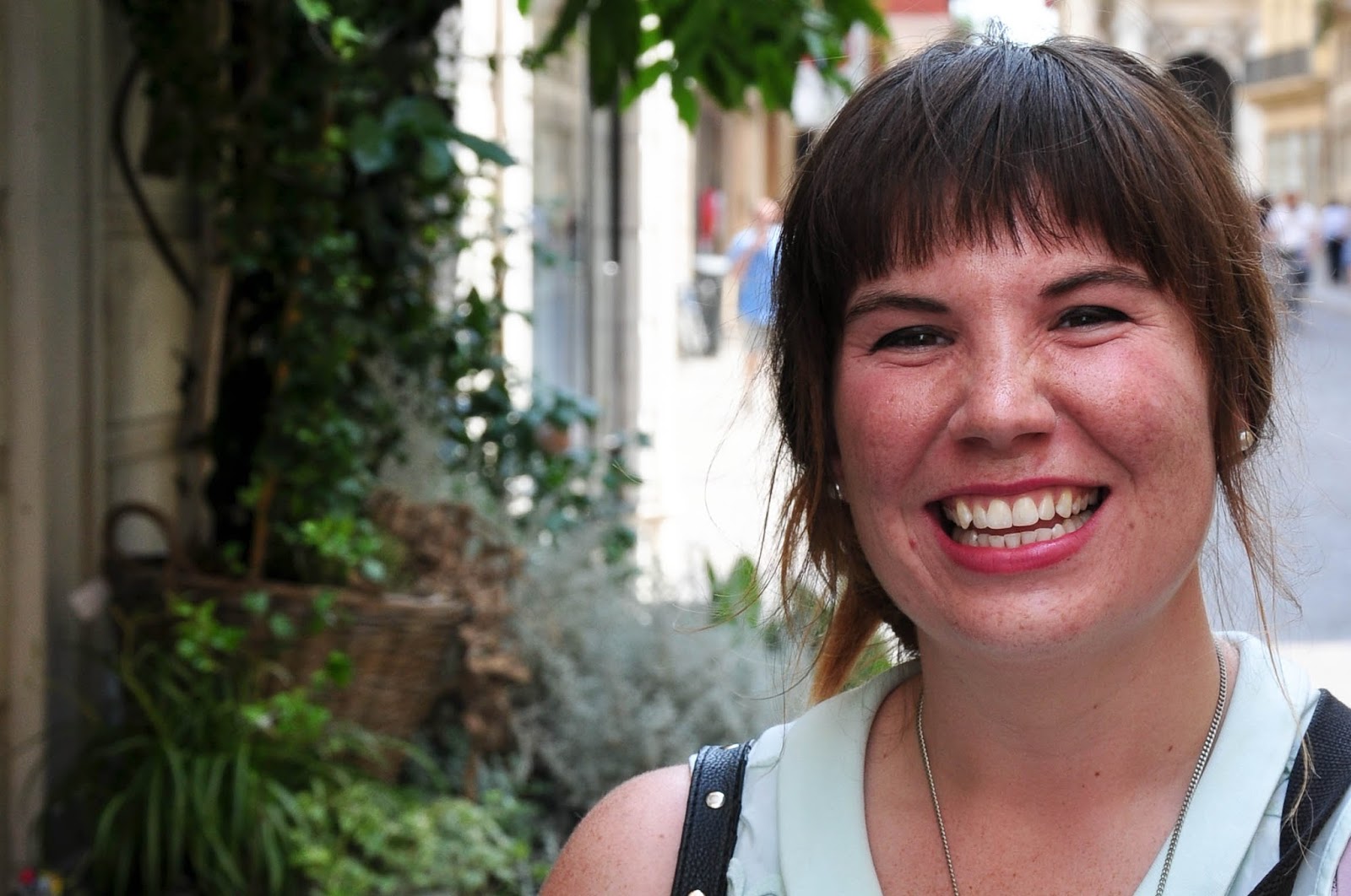 Katie Currid, US photojournalist and blogger, Corso Palladio, Vicenza, Italy