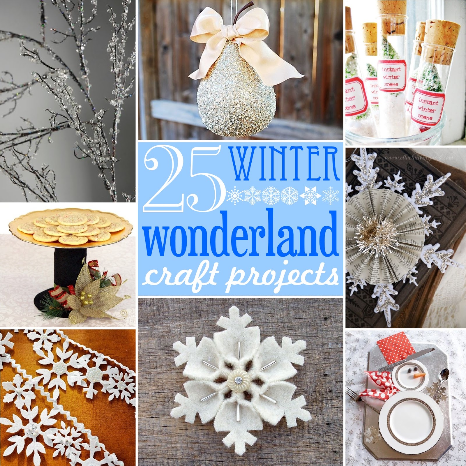 Winter Craft Inspiration: The Best 25 Snowflake Crafts for Kids - Classy  Mommy