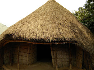 Royal Drum House in Kasubi Tomb complex in Uganda