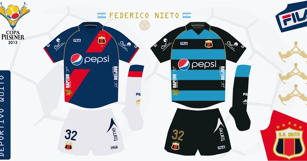 Design Futbol Kits Deportivo Quito 2013 (Copa Pilsener)