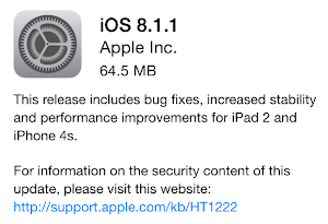 Apple iOS 8.1.1