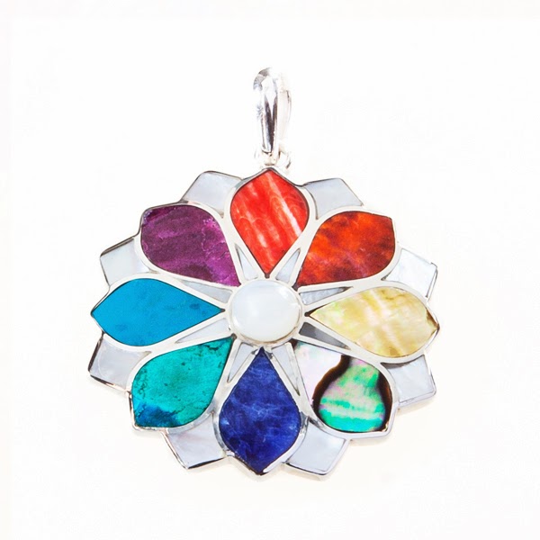 Colgante de plata Gardenia Colgante de plata Gardenia