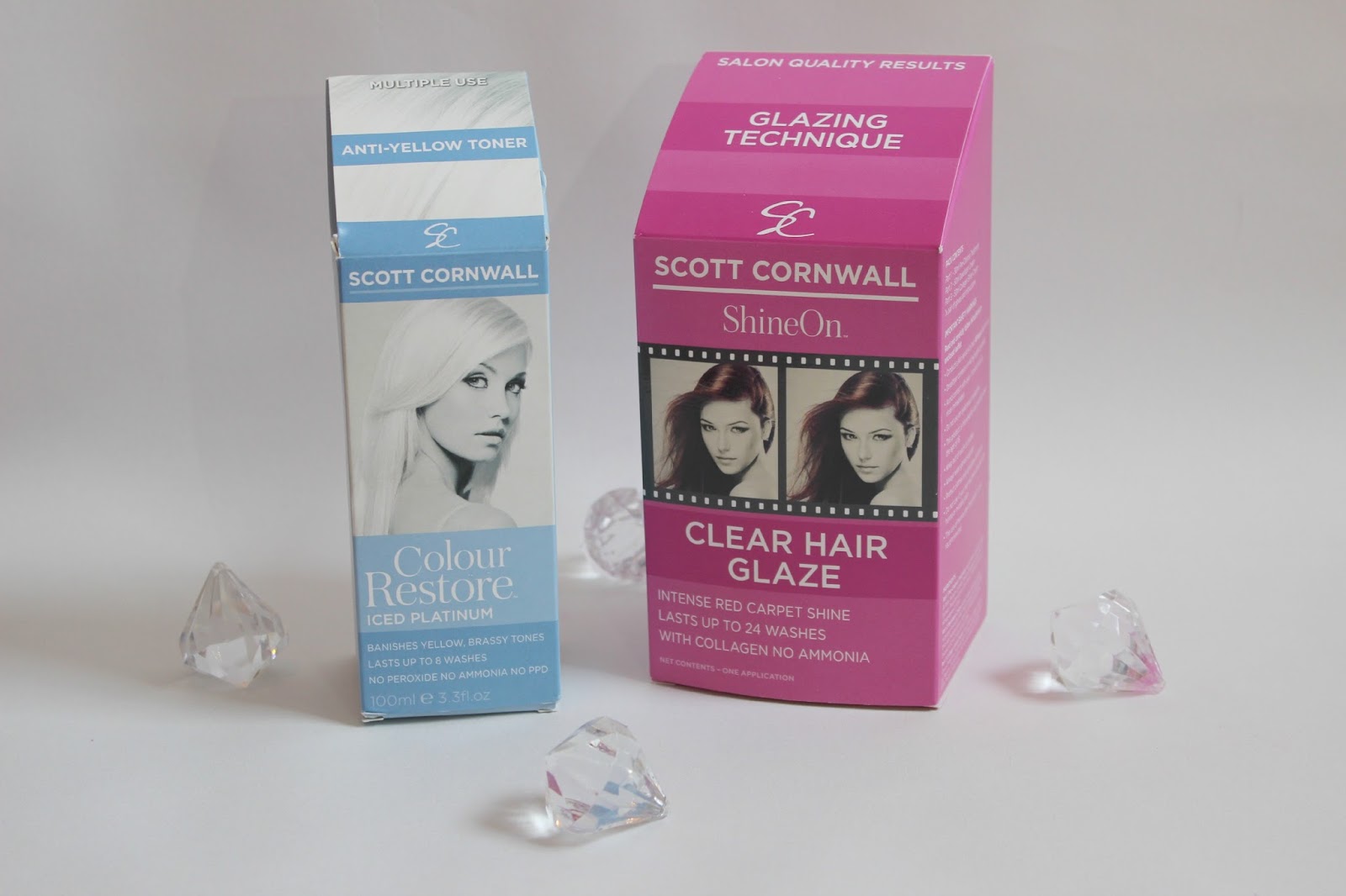 Scott Cornwall Colour Restore Iced Platinum Shine On Hair Glaze