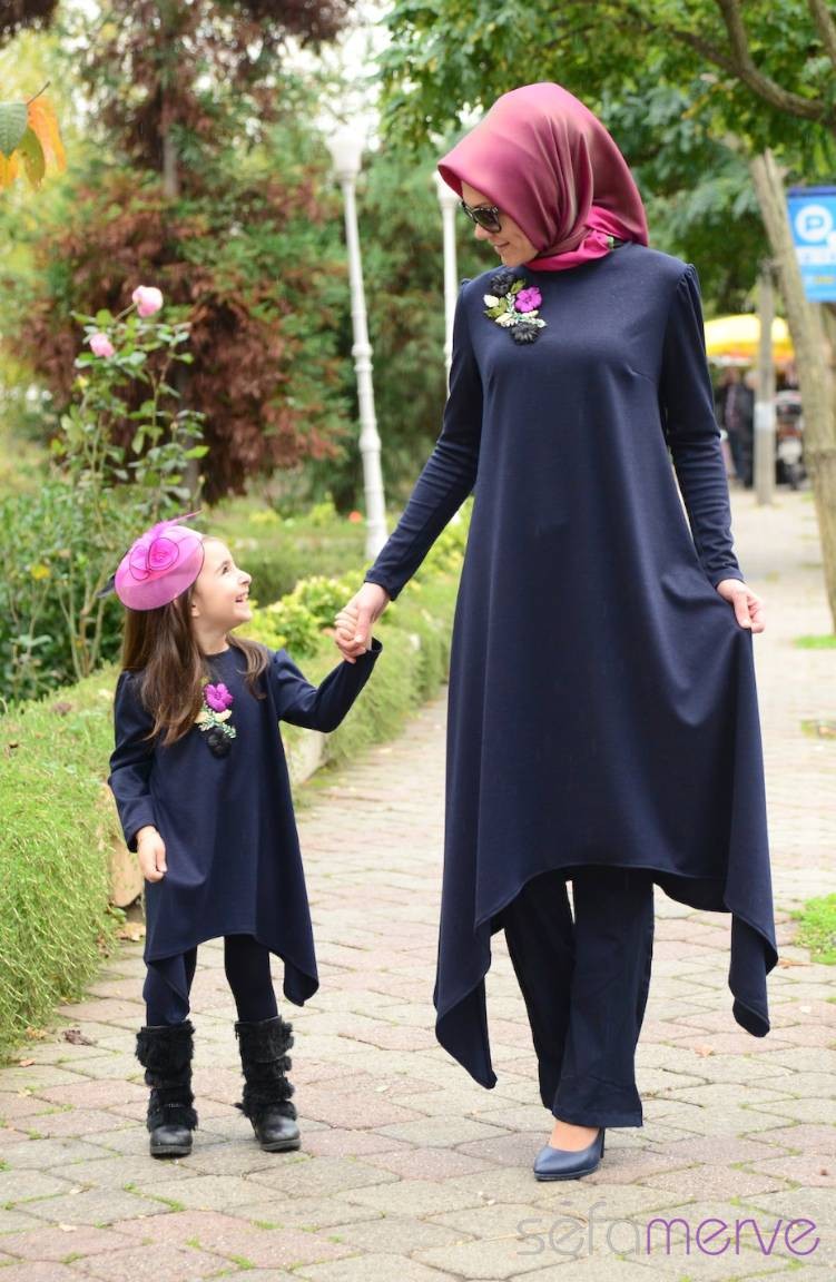 Anne Kız Tesettür Harikaları TESETTÜRLÜ STİL KADIN