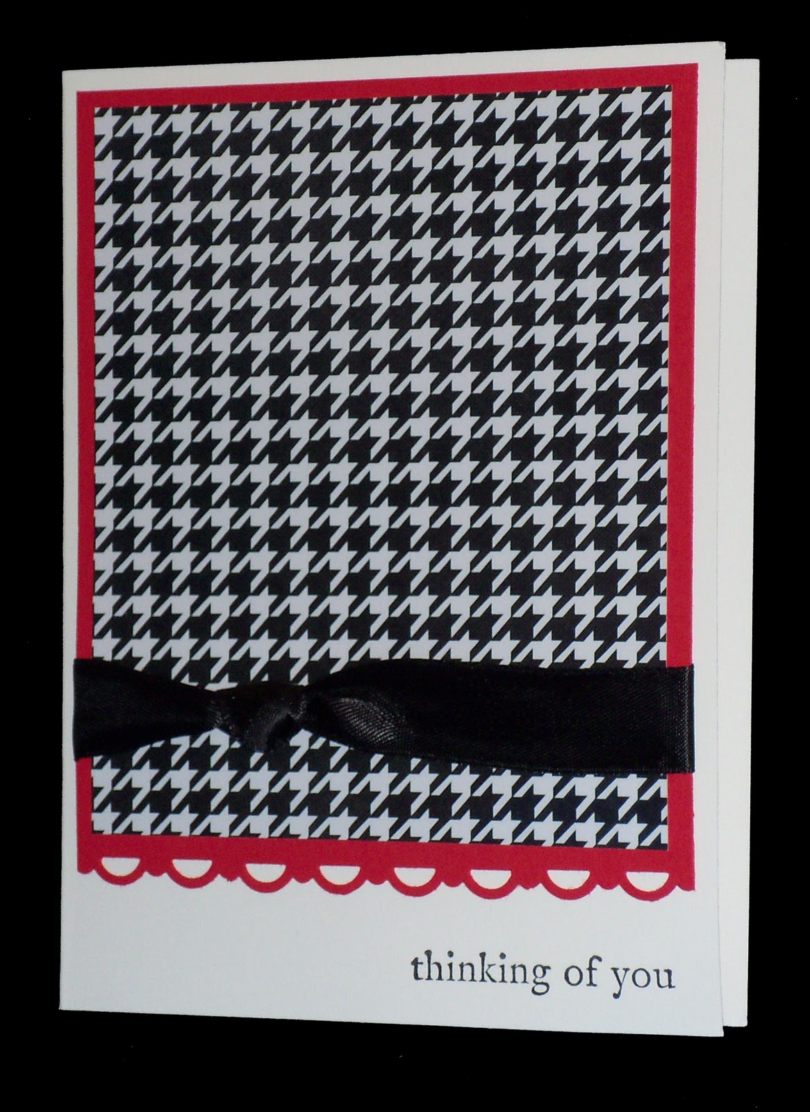 Crafts by Beth HOUNDSTOOTH GREETING CARDS