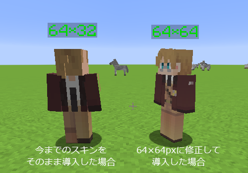 Minecraft Skins Custom Npcs Mod 1 8以降のスキン表示について
