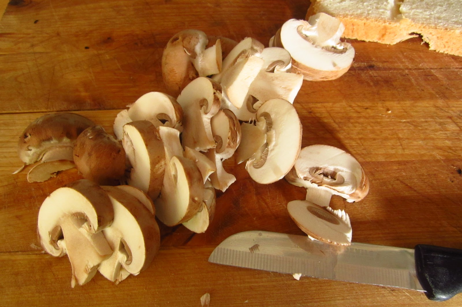 Mushroom and truffle oil rarebit Happy Veggie Kitchen