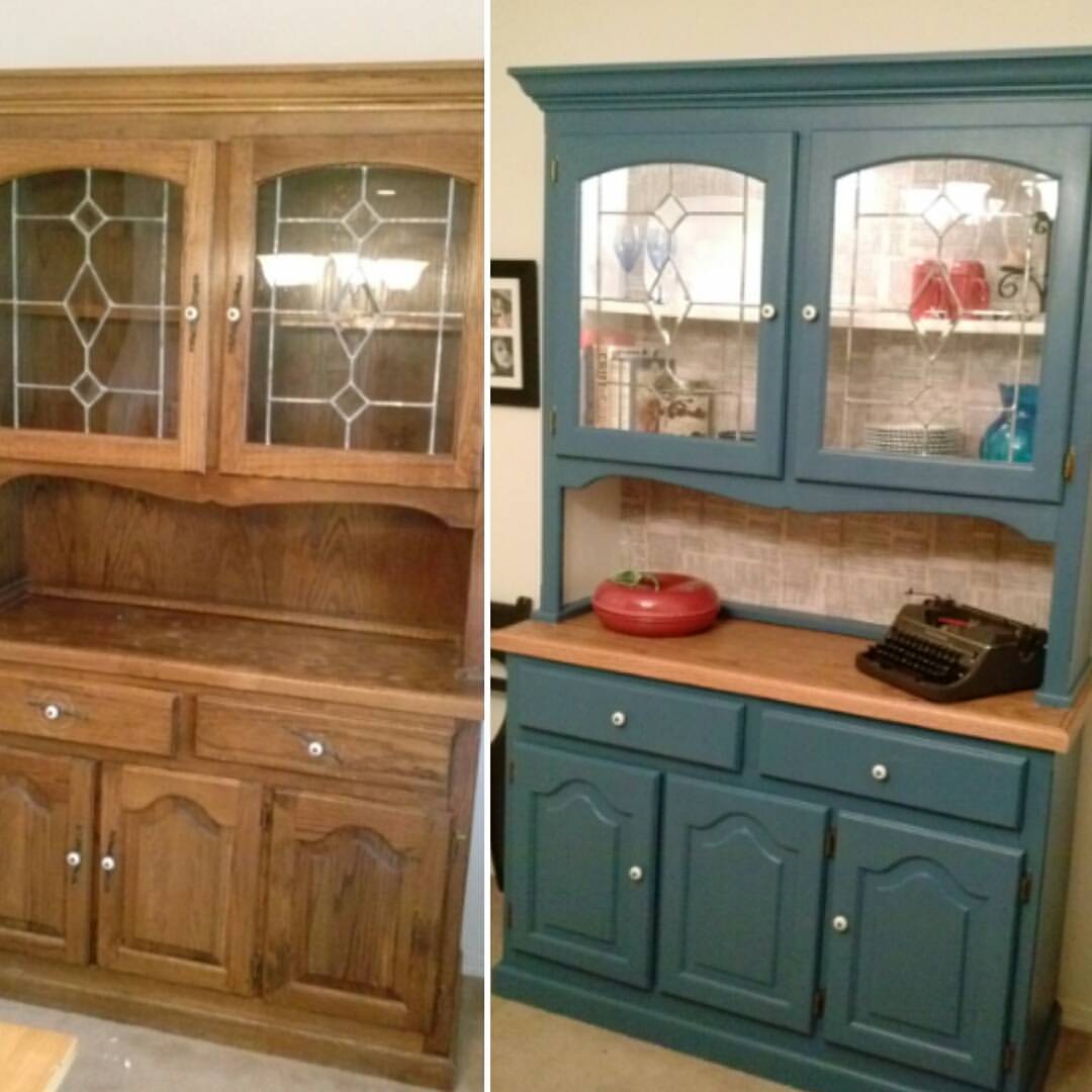 Rena Lesué DIY Hutch Makeover