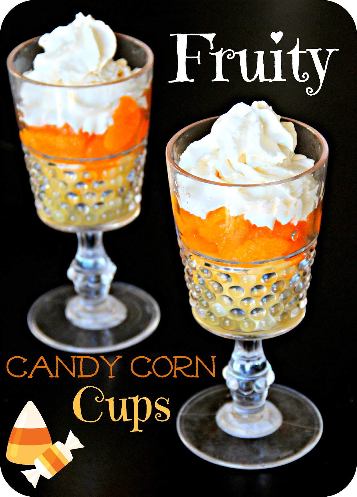 Blue Skies Ahead Fruity Candy Corn Cups