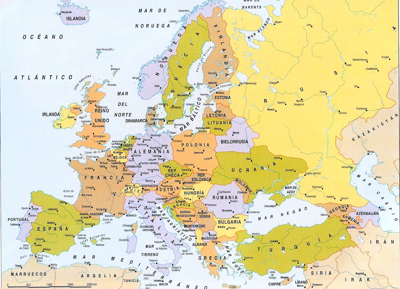 Mapa Politico De Europa 2011 Wikipedia