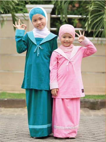 Contoh Baju Muslim Anak Perempuan Usia 6 Tahun