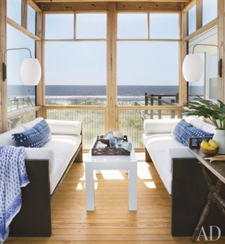 Coastal Home Spotted from the Crow's NestBeach House Tour South